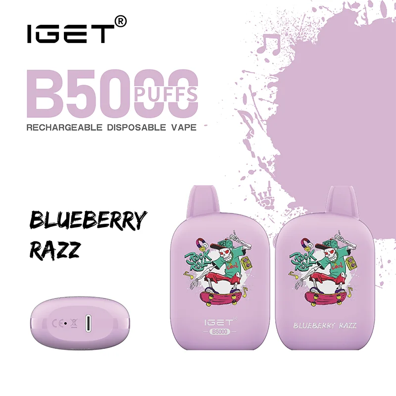 IGET B5000 Blueberry Razz: The Ultimate Disposable Vape Experience in Australia